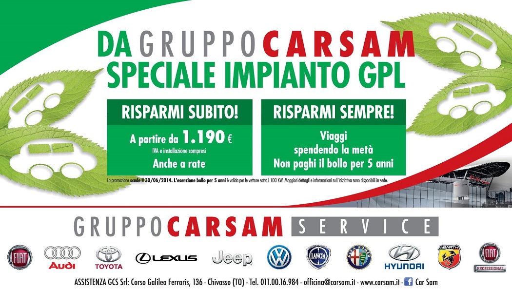 Campagna stampa promozione Impianto GPL Carsam Service
