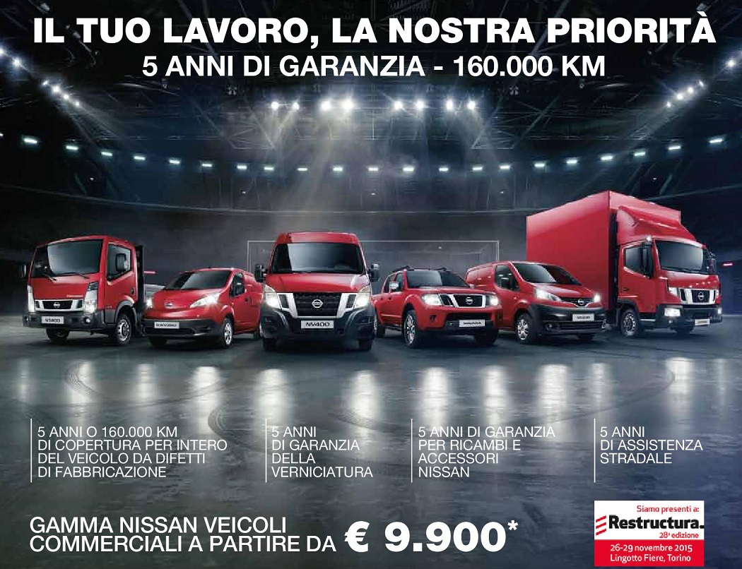 Campagna stampa gamma Nissan Veicoli Commerciali